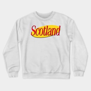 90s TV Scottish Logo Crewneck Sweatshirt